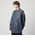 ＜ASTRAET＞デニム コーティング 2ポケットシャツ UNISEX