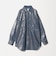 ＜ASTRAET＞デニム コーティング 2ポケットシャツ UNISEX