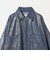 ＜ASTRAET＞デニム コーティング 2ポケットシャツ UNISEX