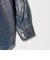 ＜ASTRAET＞デニム コーティング 2ポケットシャツ UNISEX