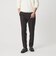 【WARDROBE SMART】ウールライク ノープリーツ パンツ