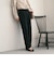 【Wardrobe DAILY MINIMAL】ダブルクロス テーパードパンツ ウォッシャブル