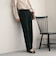 【Wardrobe DAILY MINIMAL】ダブルクロス テーパードパンツ ウォッシャブル