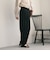 【Wardrobe DAILY MINIMAL】ダブルクロス テーパードパンツ ウォッシャブル