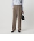 【Wardrobe DAILY MINIMAL】ダブルクロス テーパードパンツ ウォッシャブル