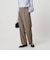 【Wardrobe DAILY MINIMAL】ダブルクロス テーパードパンツ ウォッシャブル