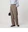 【Wardrobe DAILY MINIMAL】ダブルクロス テーパードパンツ ウォッシャブル