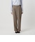 【Wardrobe DAILY MINIMAL】ダブルクロス テーパードパンツ ウォッシャブル
