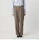 【Wardrobe DAILY MINIMAL】ダブルクロス テーパードパンツ ウォッシャブル