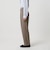 【Wardrobe DAILY MINIMAL】ダブルクロス テーパードパンツ ウォッシャブル