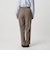 【Wardrobe DAILY MINIMAL】ダブルクロス テーパードパンツ ウォッシャブル