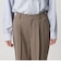 【Wardrobe DAILY MINIMAL】ダブルクロス テーパードパンツ ウォッシャブル