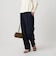 【Wardrobe DAILY MINIMAL】ダブルクロス テーパードパンツ ウォッシャブル