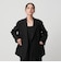 【Wardrobe DAILY MINIMAL】ウールライク メランジダブルジャケット ウォッシャブル