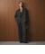 【Wardrobe DAILY MINIMAL】ウールライク メランジダブルジャケット ウォッシャブル