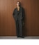 【Wardrobe DAILY MINIMAL】ウールライク メランジダブルジャケット ウォッシャブル