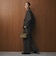 【Wardrobe DAILY MINIMAL】ウールライク メランジダブルジャケット ウォッシャブル