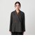 【Wardrobe DAILY MINIMAL】ウールライク メランジダブルジャケット ウォッシャブル