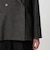 【Wardrobe DAILY MINIMAL】ウールライク メランジダブルジャケット ウォッシャブル