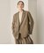 【Wardrobe DAILY MINIMAL】ウールライク メランジダブルジャケット ウォッシャブル