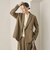 【Wardrobe DAILY MINIMAL】ウールライク メランジダブルジャケット ウォッシャブル
