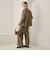 【Wardrobe DAILY MINIMAL】ウールライク メランジダブルジャケット ウォッシャブル