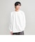 ＜H＞ハイブリッドコットン チューブ クルーネックロングスリーブ