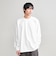 ＜H＞ハイブリッドコットン チューブ クルーネックロングスリーブ
