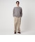 ＜Steven Alan＞ W/NY スムース ラグランスリーブ クルーネック ニット