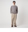 ＜Steven Alan＞ W/NY スムース ラグランスリーブ クルーネック ニット