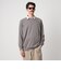 ＜Steven Alan＞ W/NY スムース ラグランスリーブ クルーネック ニット