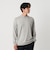 コットン カシミヤ ブレンド ジャケット ネック Tシャツ