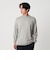 コットン カシミヤ ブレンド ジャケット ネック Tシャツ