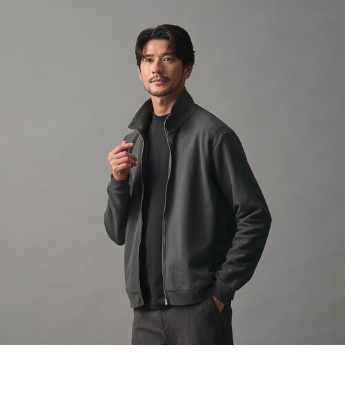 WARDROBE SMART】エアリー カノコ ジップ ブルゾン 抗菌防臭