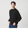 【WARDROBE SMART】マシーンウォッシャブル ウールミックス アゼ モックネック