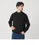 【WARDROBE SMART】マシーンウォッシャブル ウールミックス アゼ モックネック
