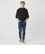 【WARDROBE SMART】マシーンウォッシャブル ウールミックス アゼ モックネック