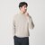 【WARDROBE SMART】マシーンウォッシャブル ウールミックス アゼ モックネック