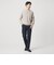 【WARDROBE SMART】マシーンウォッシャブル ウールミックス アゼ モックネック