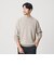 【WARDROBE SMART】マシーンウォッシャブル ウールミックス アゼ モックネック