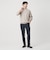 【WARDROBE SMART】マシーンウォッシャブル ウールミックス アゼ モックネック