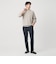 【WARDROBE SMART】マシーンウォッシャブル ウールミックス アゼ モックネック