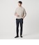 【WARDROBE SMART】マシーンウォッシャブル ウールミックス アゼ モックネック