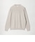 【WARDROBE SMART】マシーンウォッシャブル ウールミックス アゼ モックネック
