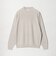 【WARDROBE SMART】マシーンウォッシャブル ウールミックス アゼ モックネック