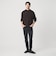 【WARDROBE SMART】マシーンウォッシャブル ウールミックス アゼ モックネック