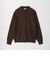 【WARDROBE SMART】マシーンウォッシャブル ウールミックス アゼ モックネック
