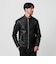 【WARDROBE SMART】 シープ シングル ライダースジャケット