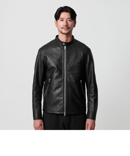 WARDROBE SMART】 シープ シングル ライダースジャケット
