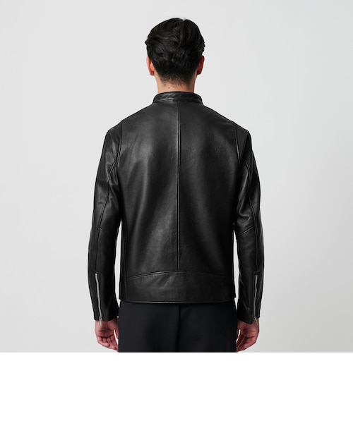 WARDROBE SMART】 シープ シングル ライダースジャケット